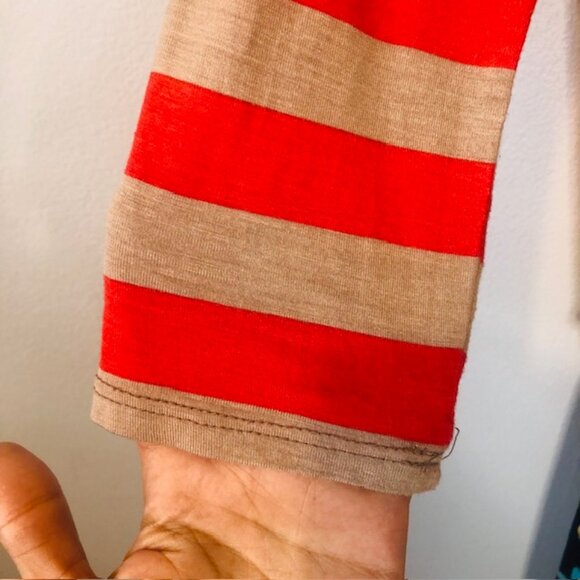 12PM by Mon Ami Maxi Dress – Size M – Striped & Floral Print – Long Sleeve - Picture 6 of 9